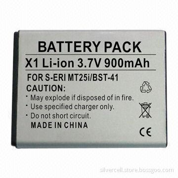 Li-ion Battery for Sony Ericsson X1 with 900mAh Capacity